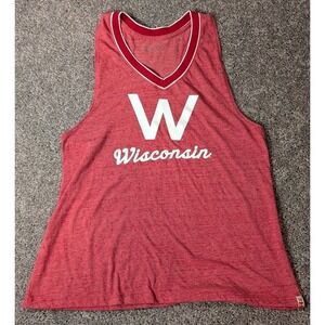 Women's XL Pink Under Armour Wisconsin Badgers Tank Top